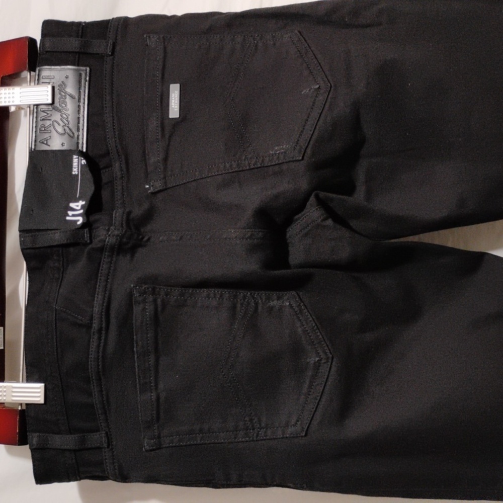 (A-73) SALE! NWOT Armani Exchange J 14 Skinny 30 Black Jeans Unsiex